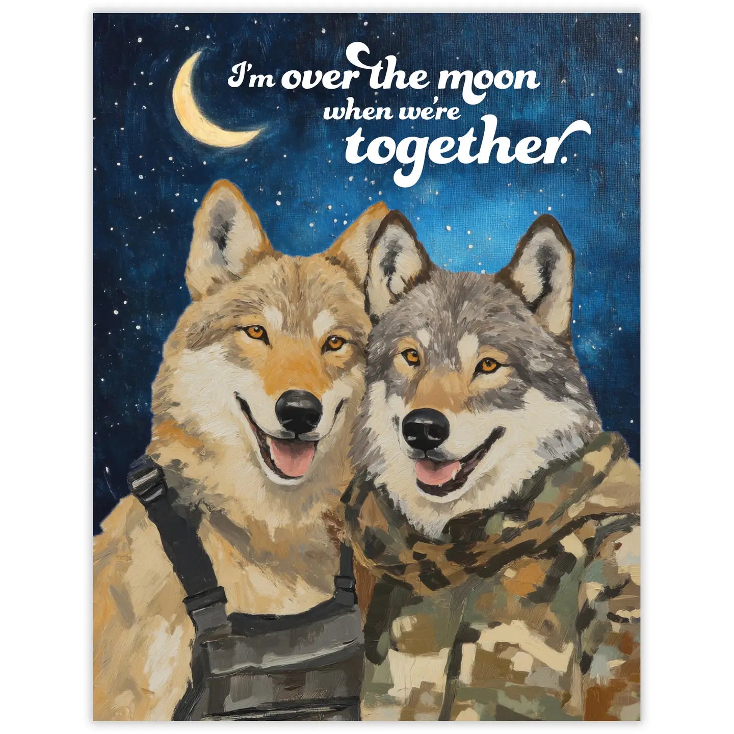 Wolf Love Card