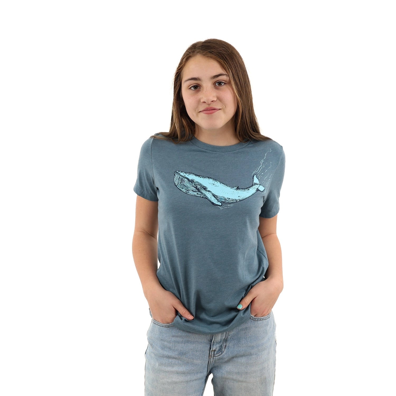 Women's Blue Whale Tshirt