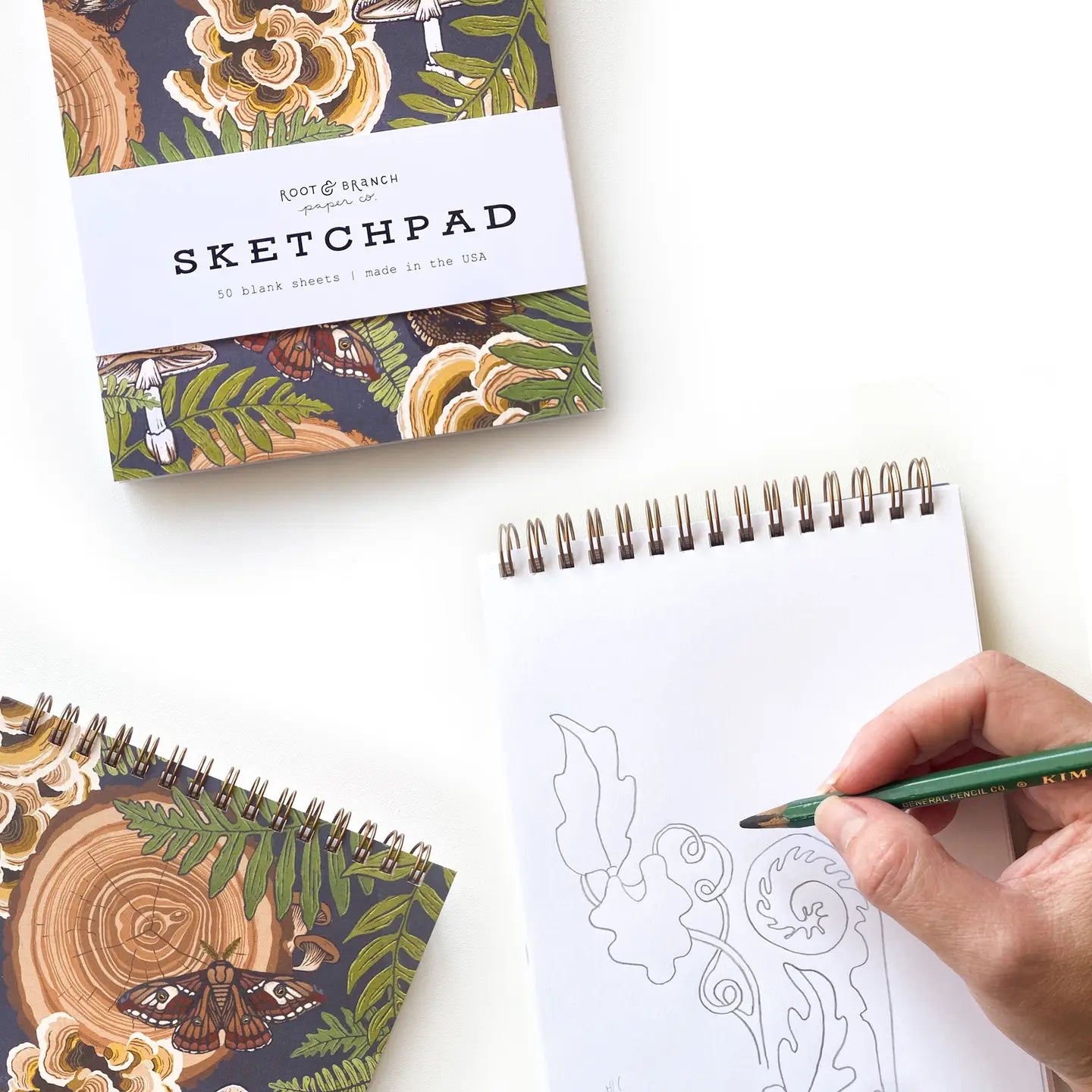 Woodland Bramble Spiral Bound Sketchpad