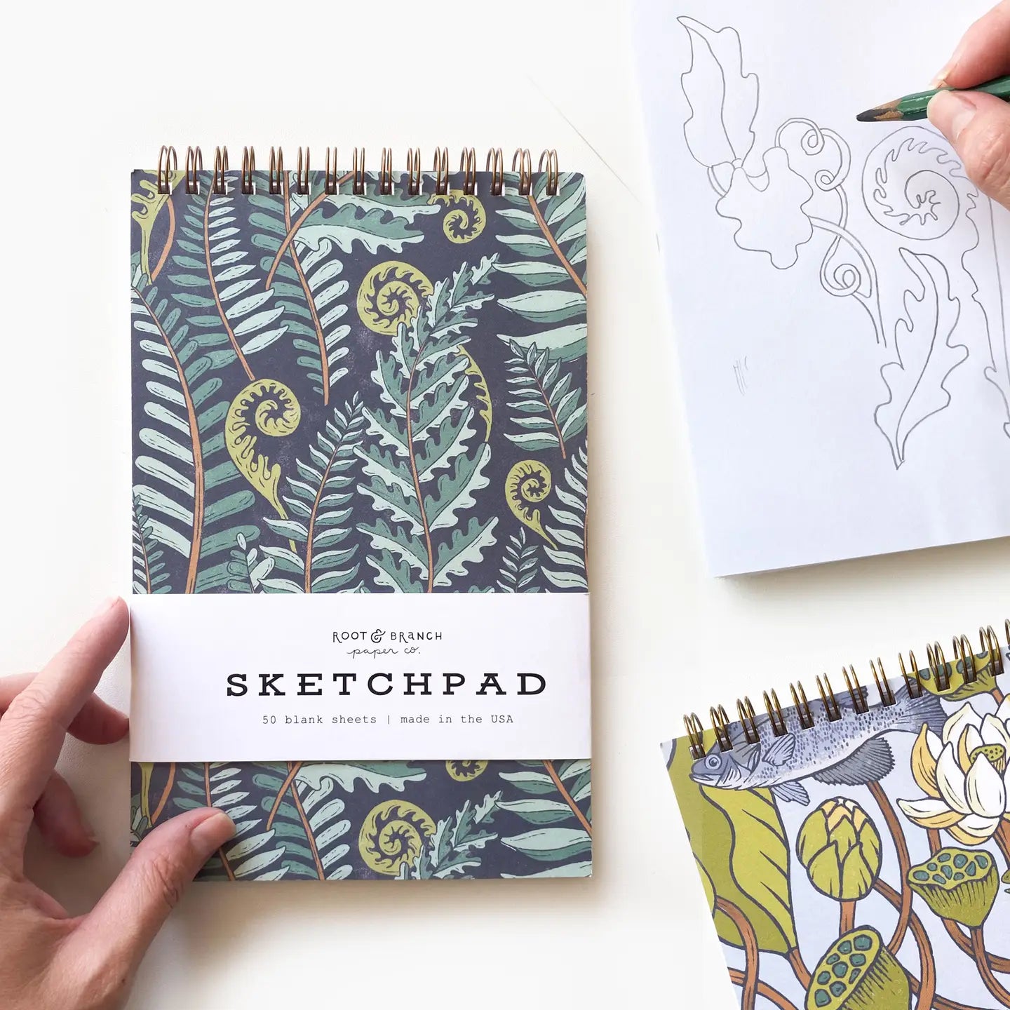 Woodland Bramble Spiral Bound Sketchpad