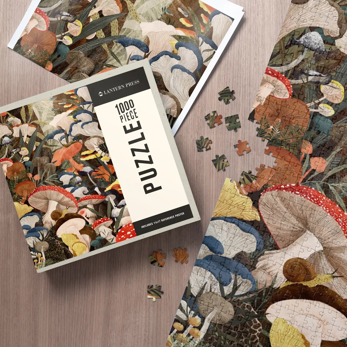 Woodland Mushrooms 1000 Piece Puzzle