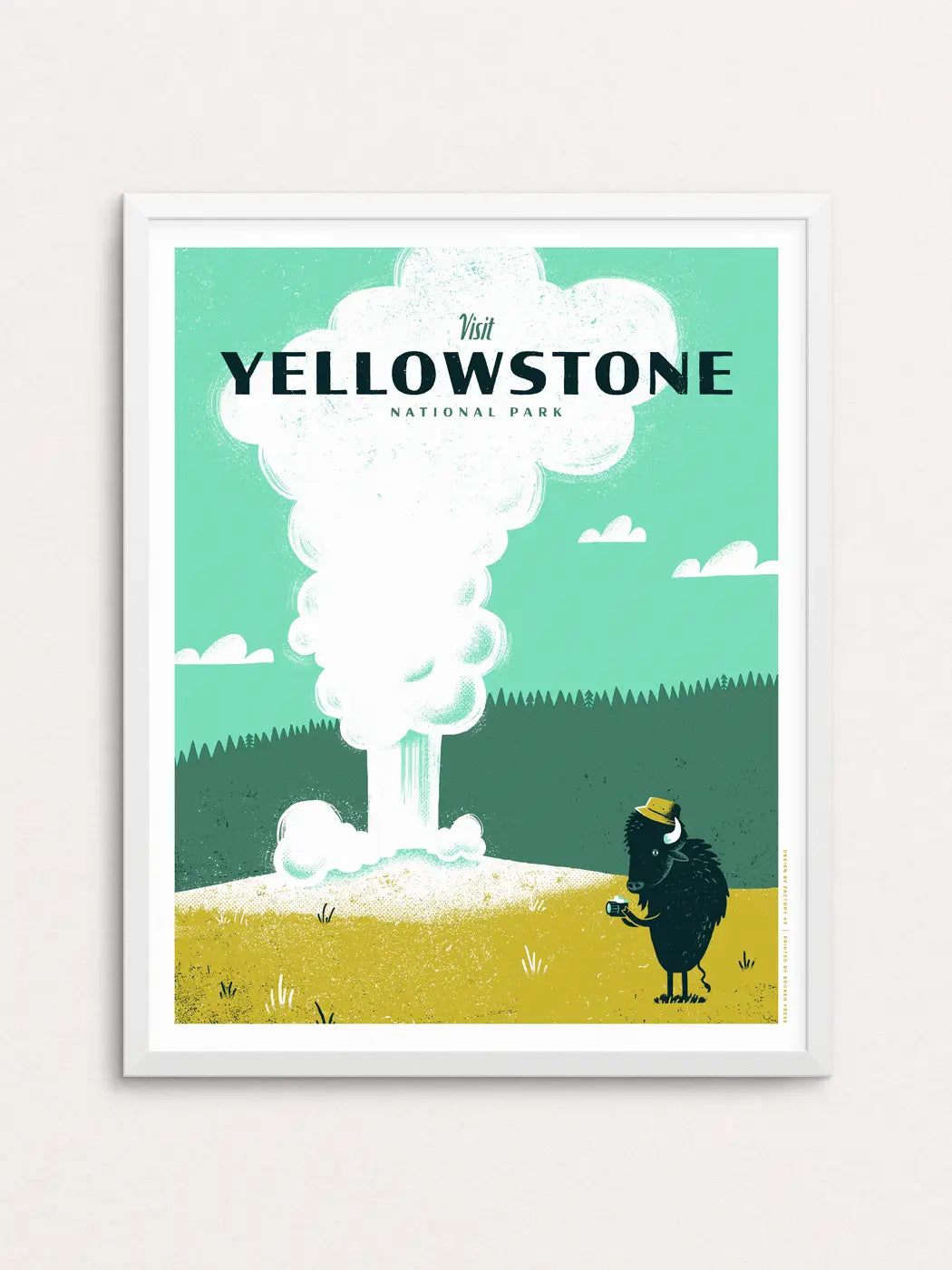 Yellowstone National Park Screen Print