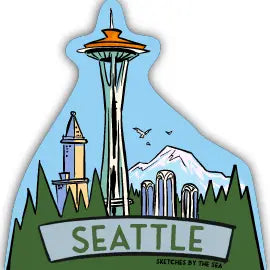 Seattle and Space Needle Sticker