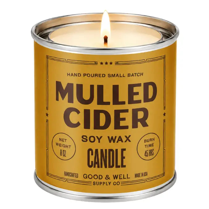 Mulled Cidar 9oz Soy Candle / Folk & Flame Spring