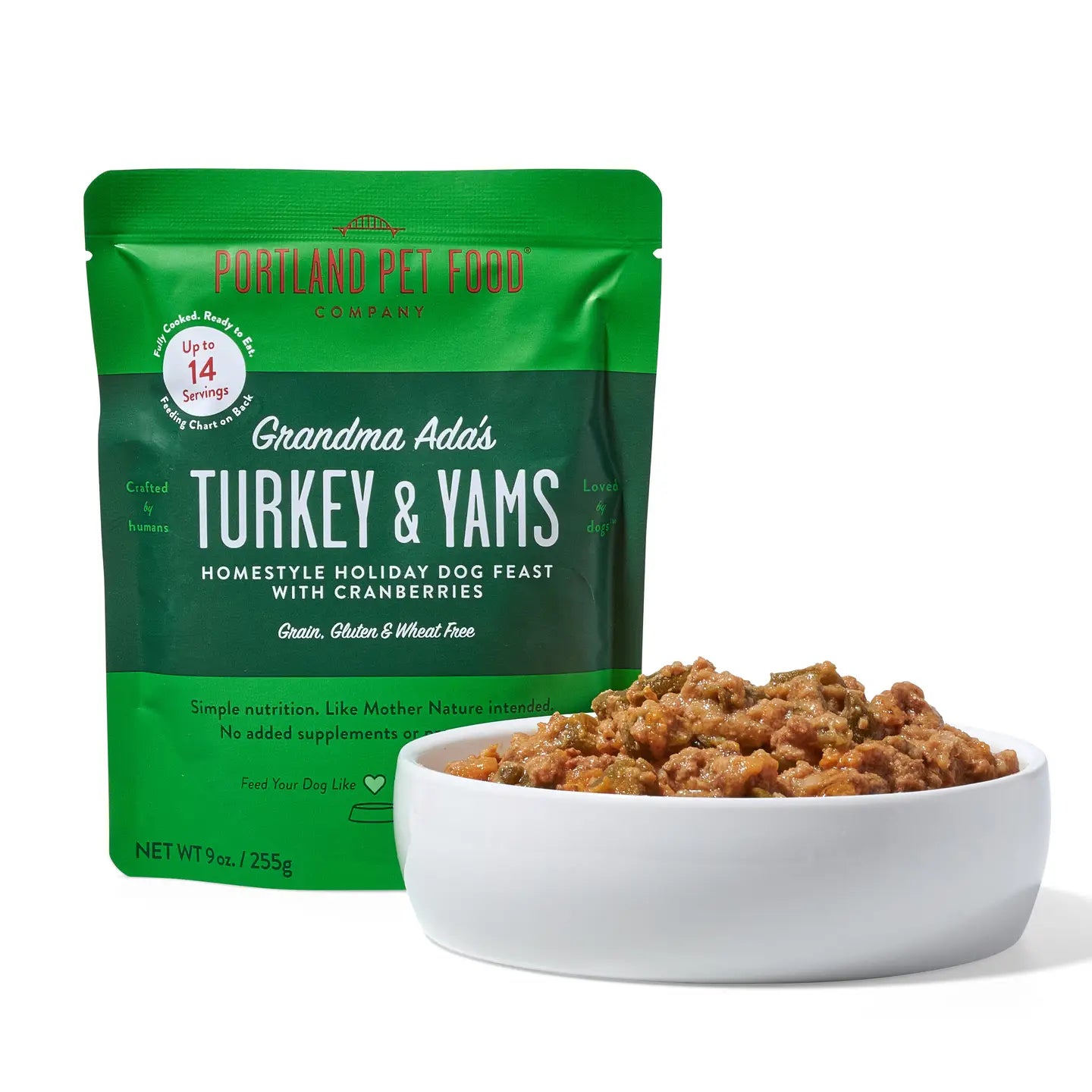 Grandma Ada's Turkey & Yams Human Grade Fresh Pouch