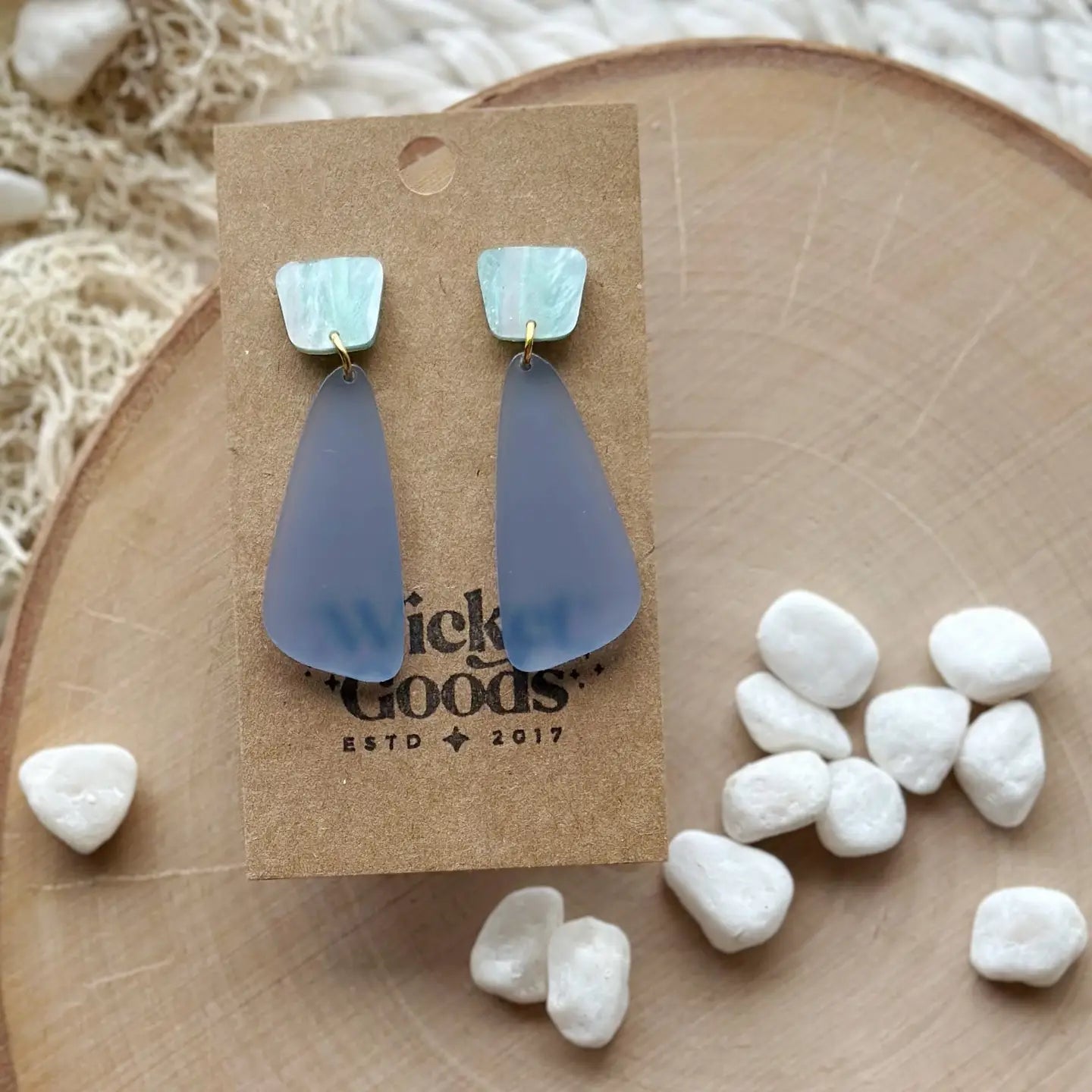 Agate Studs Earrings