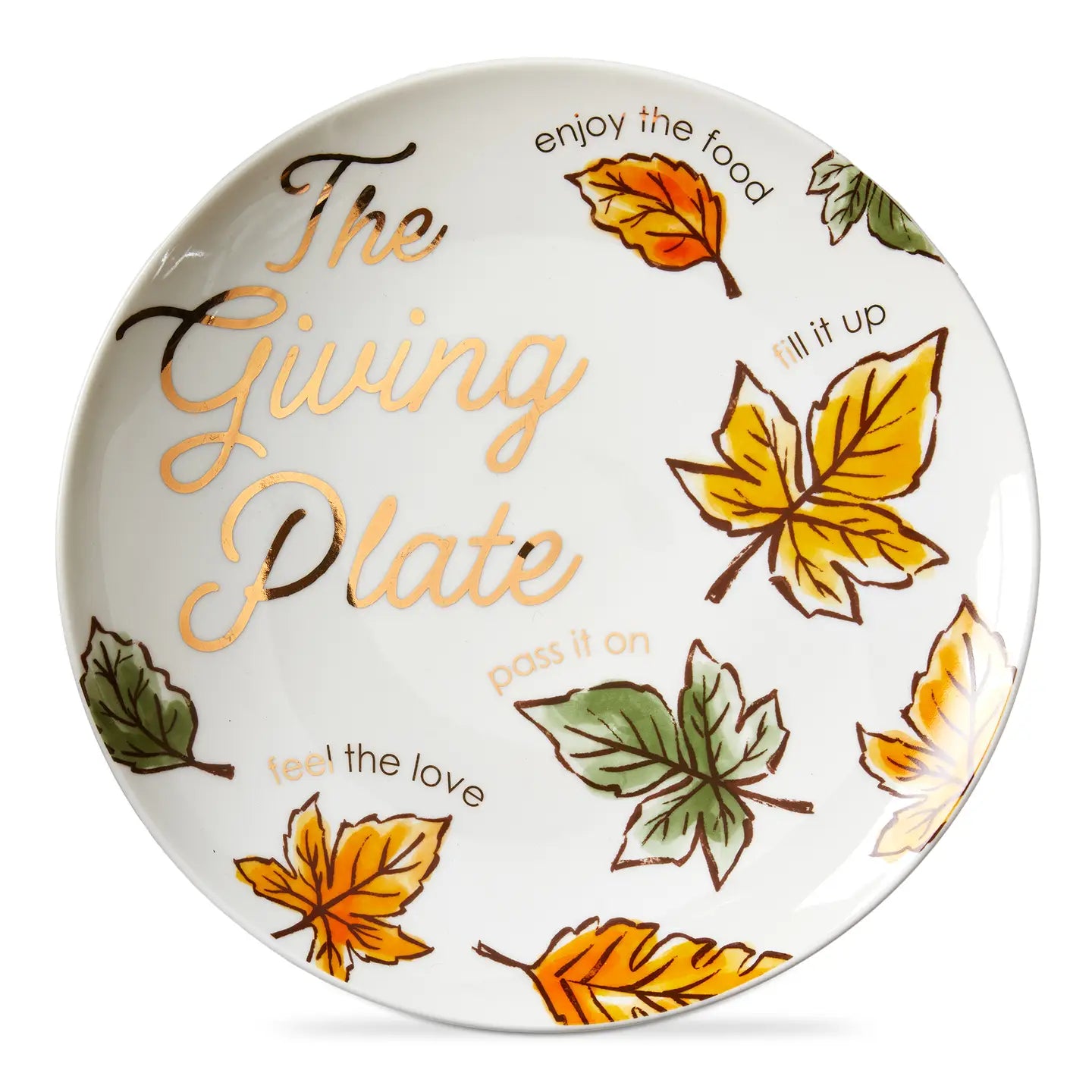 Thanksgiving Giving Plate Platter Multi Bone China