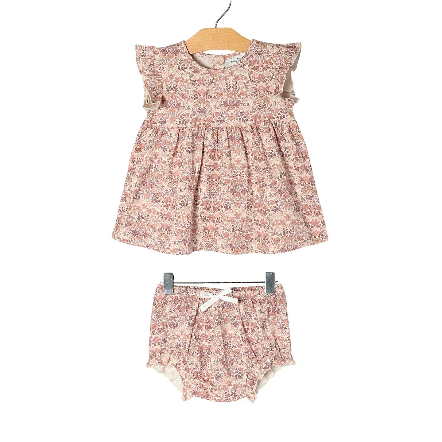 Baby Spring Flutter Tunic Set- Spring Bouquet