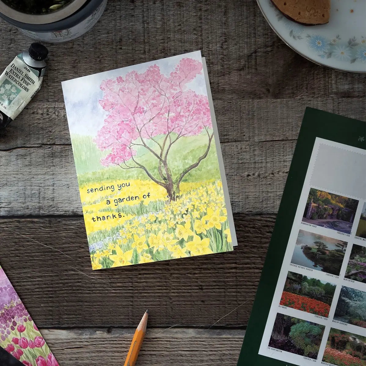 Garden of Thanks - Gardening Thank You Card