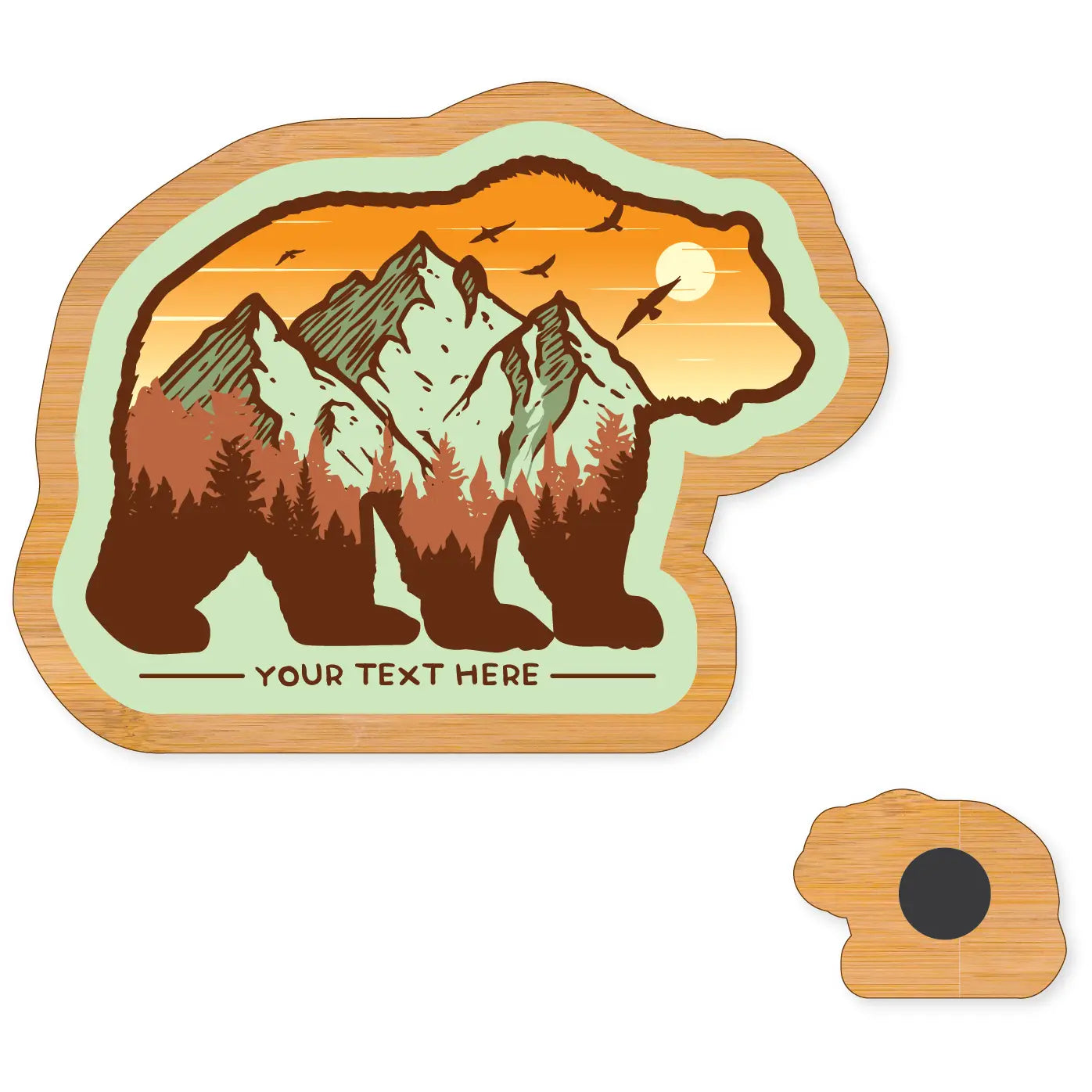 Scenic Bear Magnet