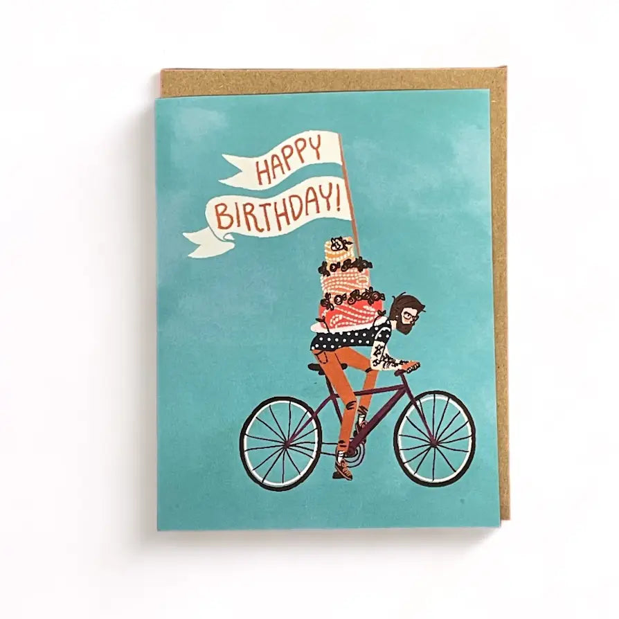 Happy Birthday Bike Cake