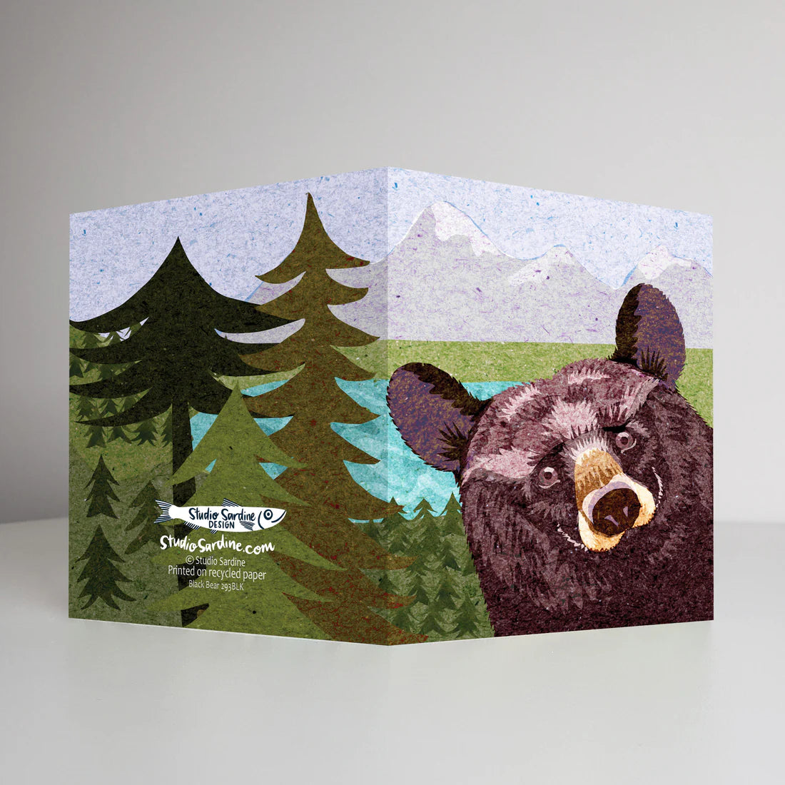 Black Bear Card | Studio Sardine