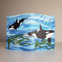 Orca Greeting Card by Studio Sardine