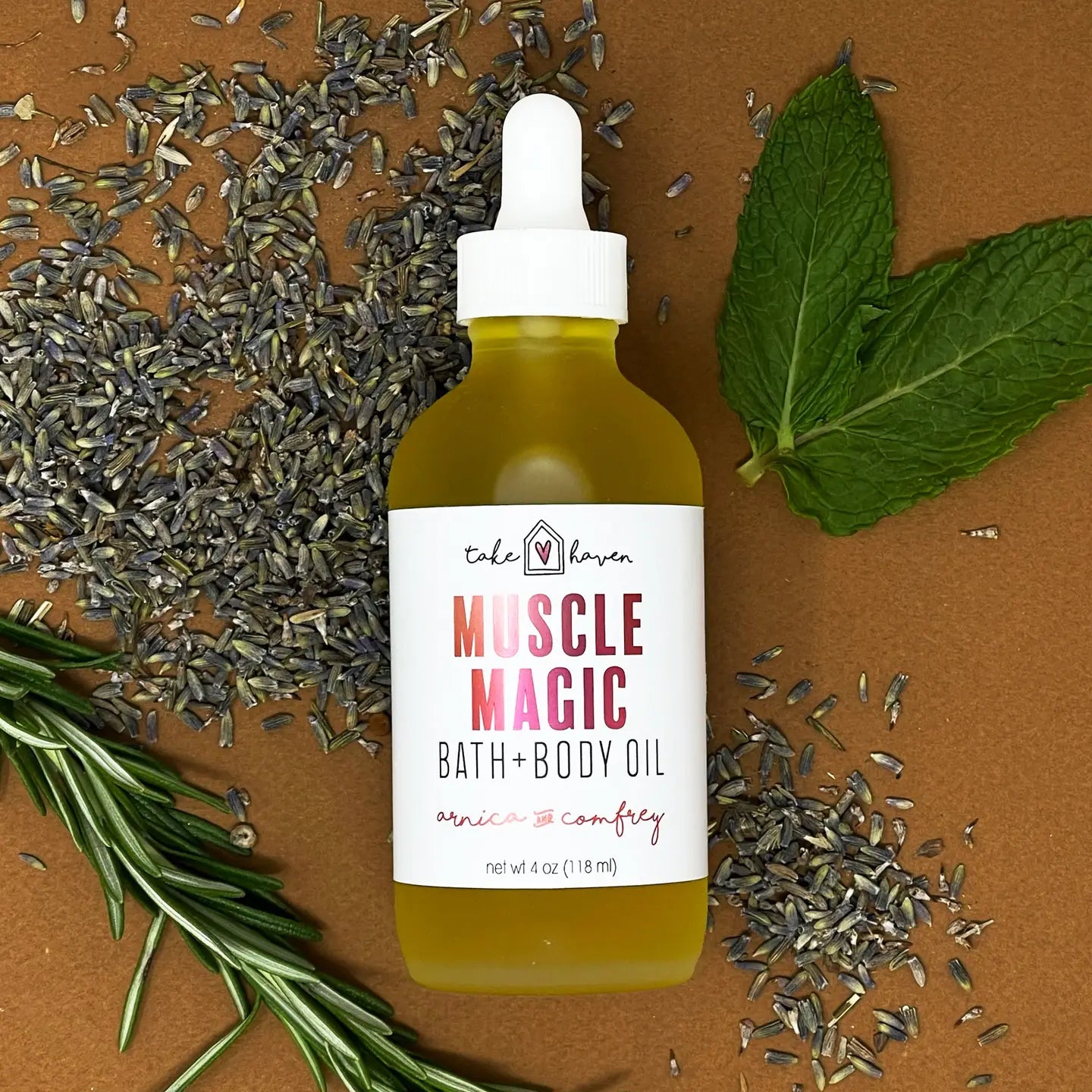 4 oz Muscle Magic Bath + Body Oil