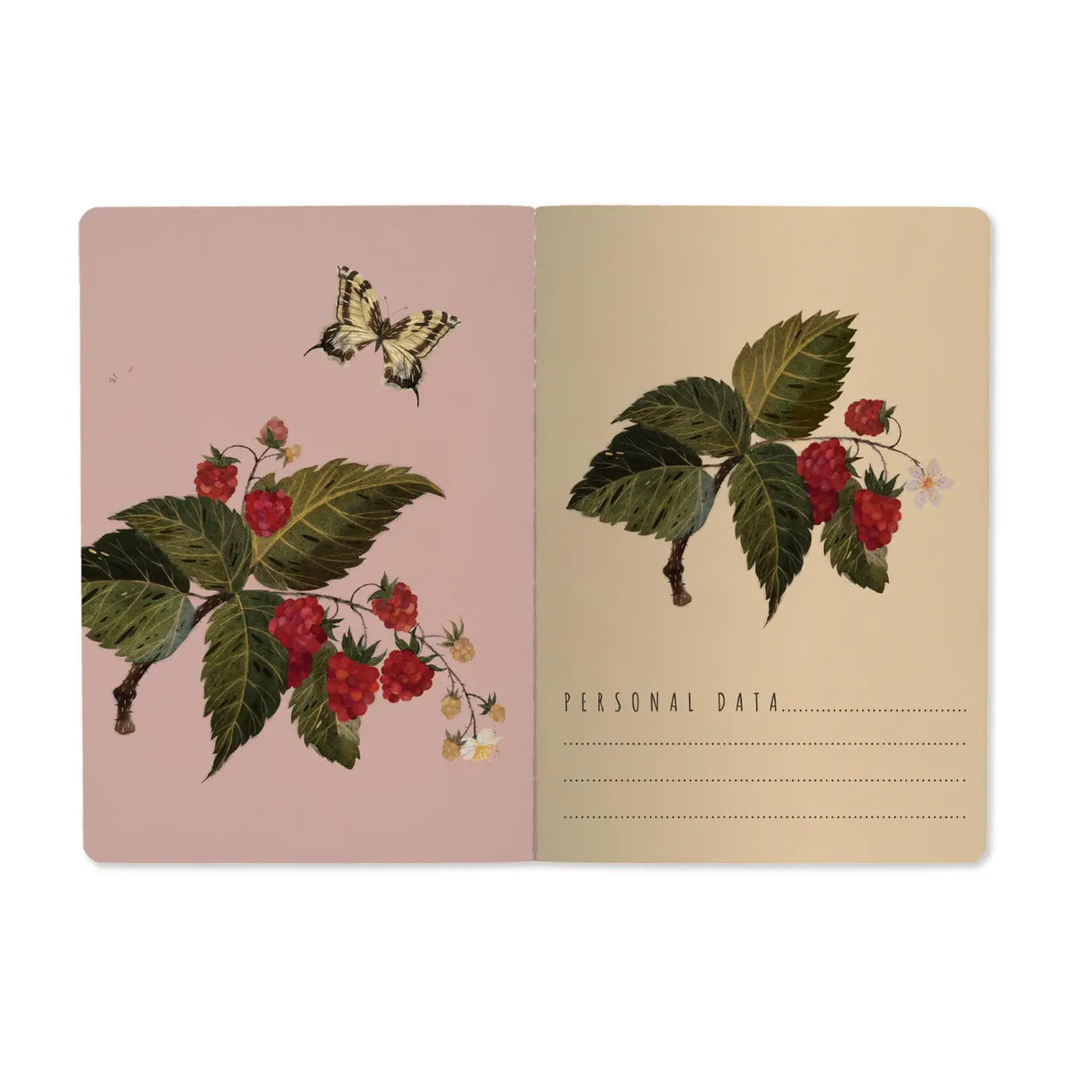 Wild Raspberries Notebook