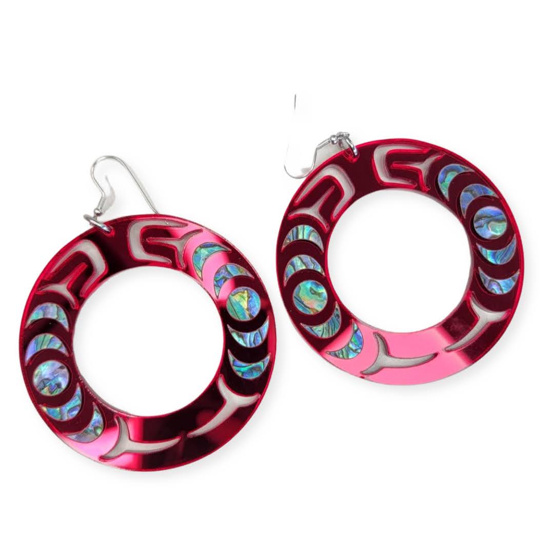 Nala Hoop Earrings - Copper Canoe Woman