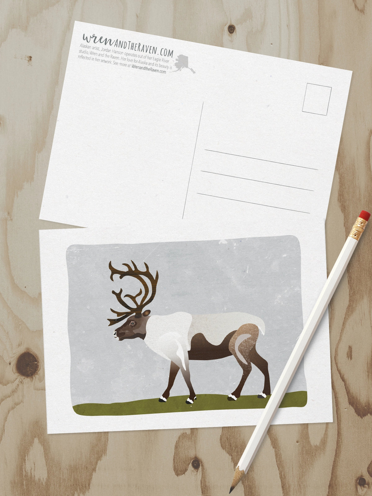 Caribou Postcard