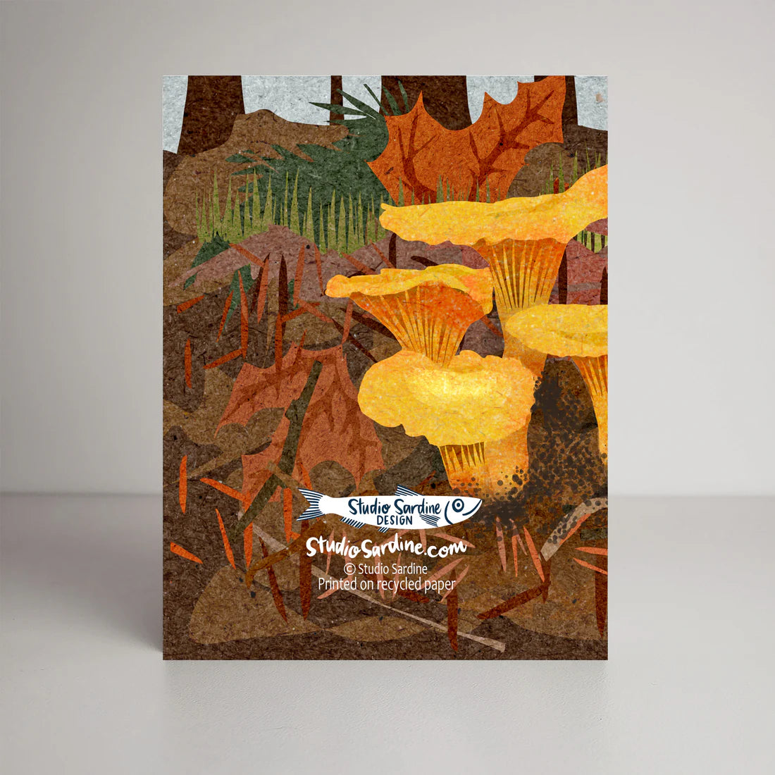 Chanterelle Mushroom Card | Studio Sardine