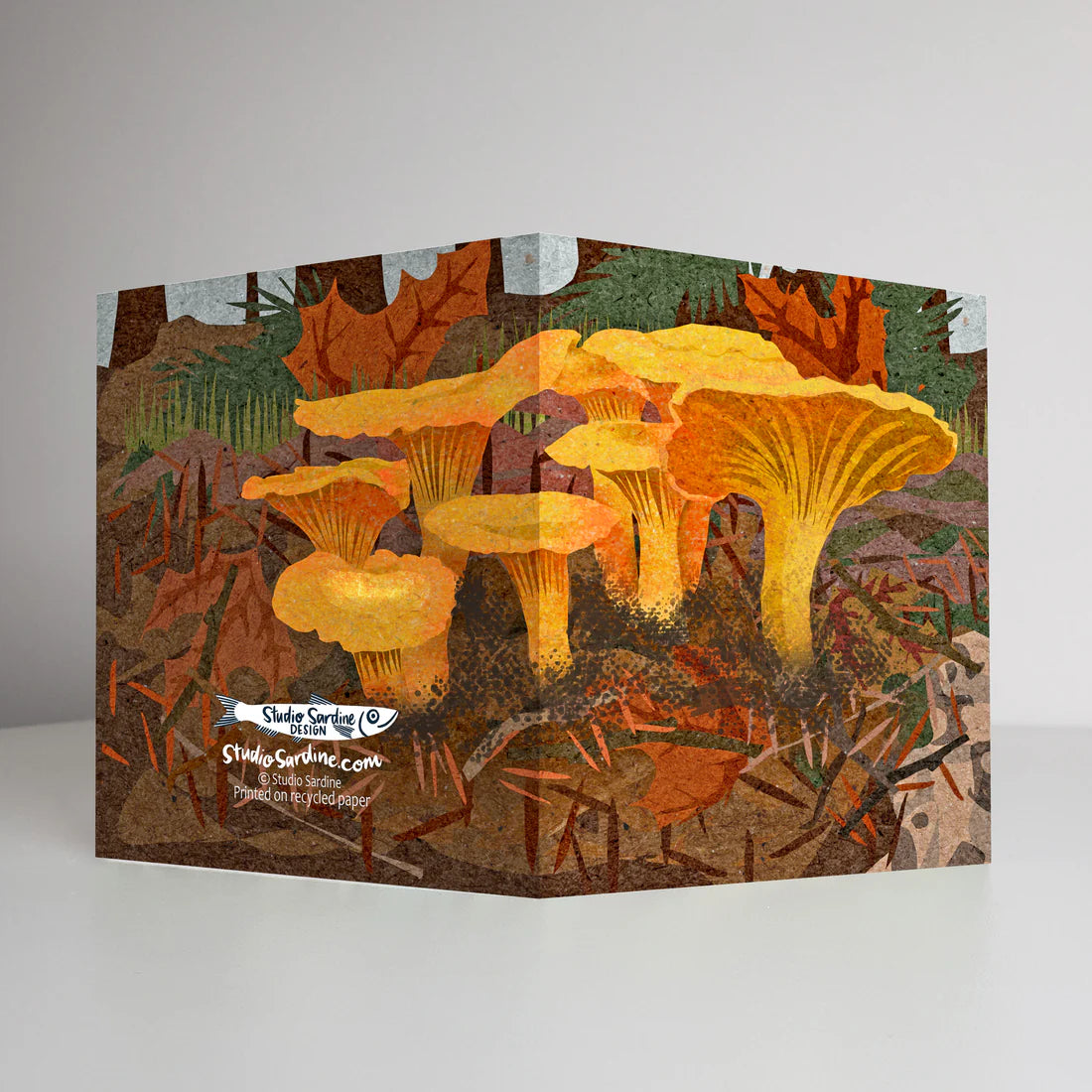 Chanterelle Mushroom Card | Studio Sardine