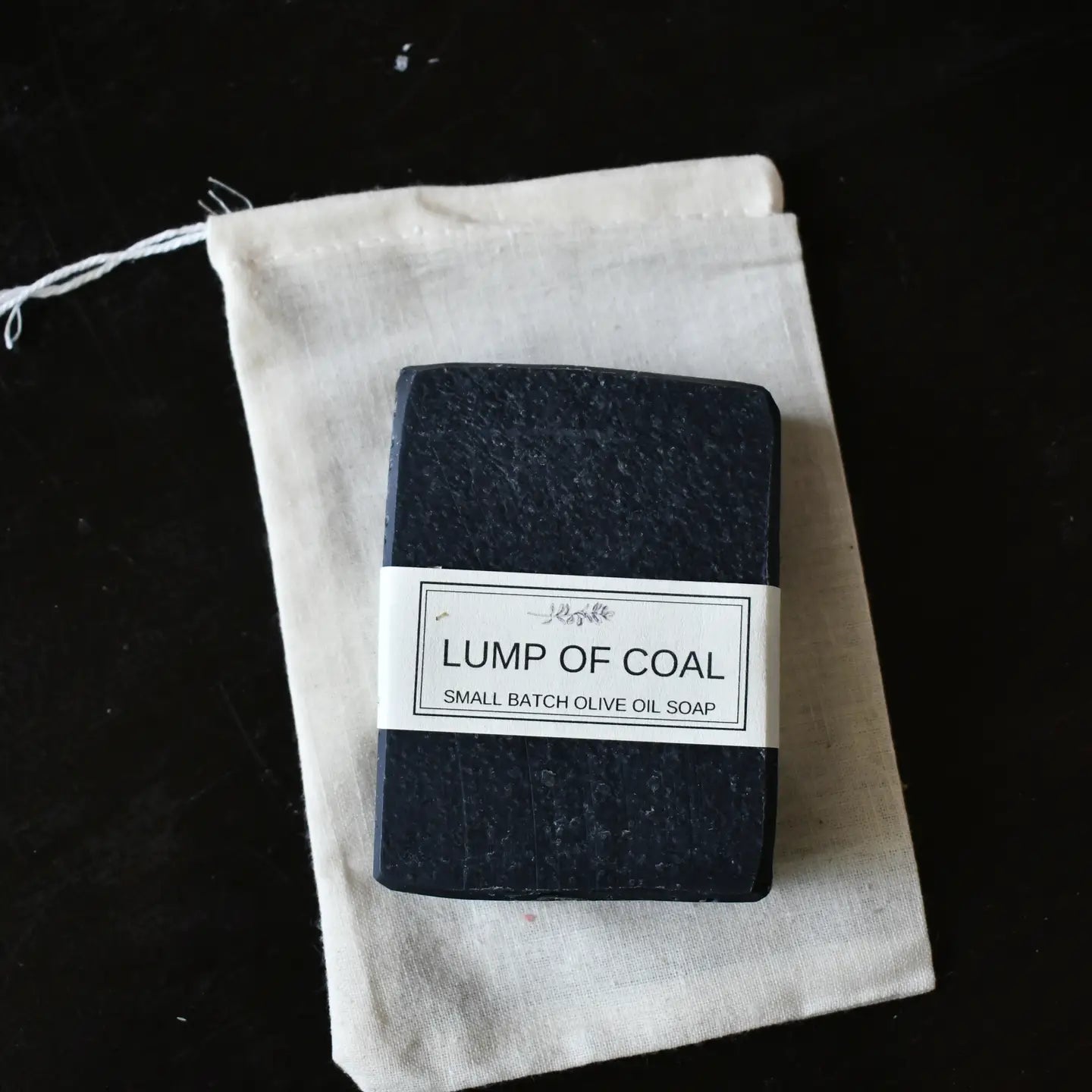 Stocking Stuffer! Coal (Peppermint) Olive Oil Soap