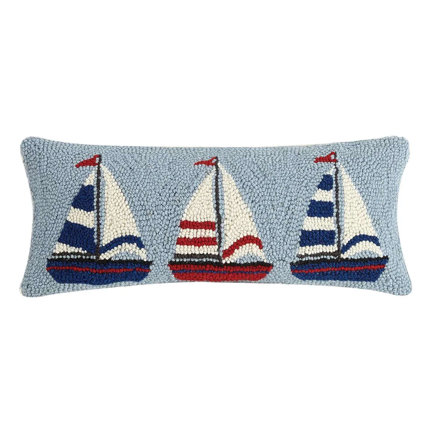 Sailboat Trio Hook Pillow