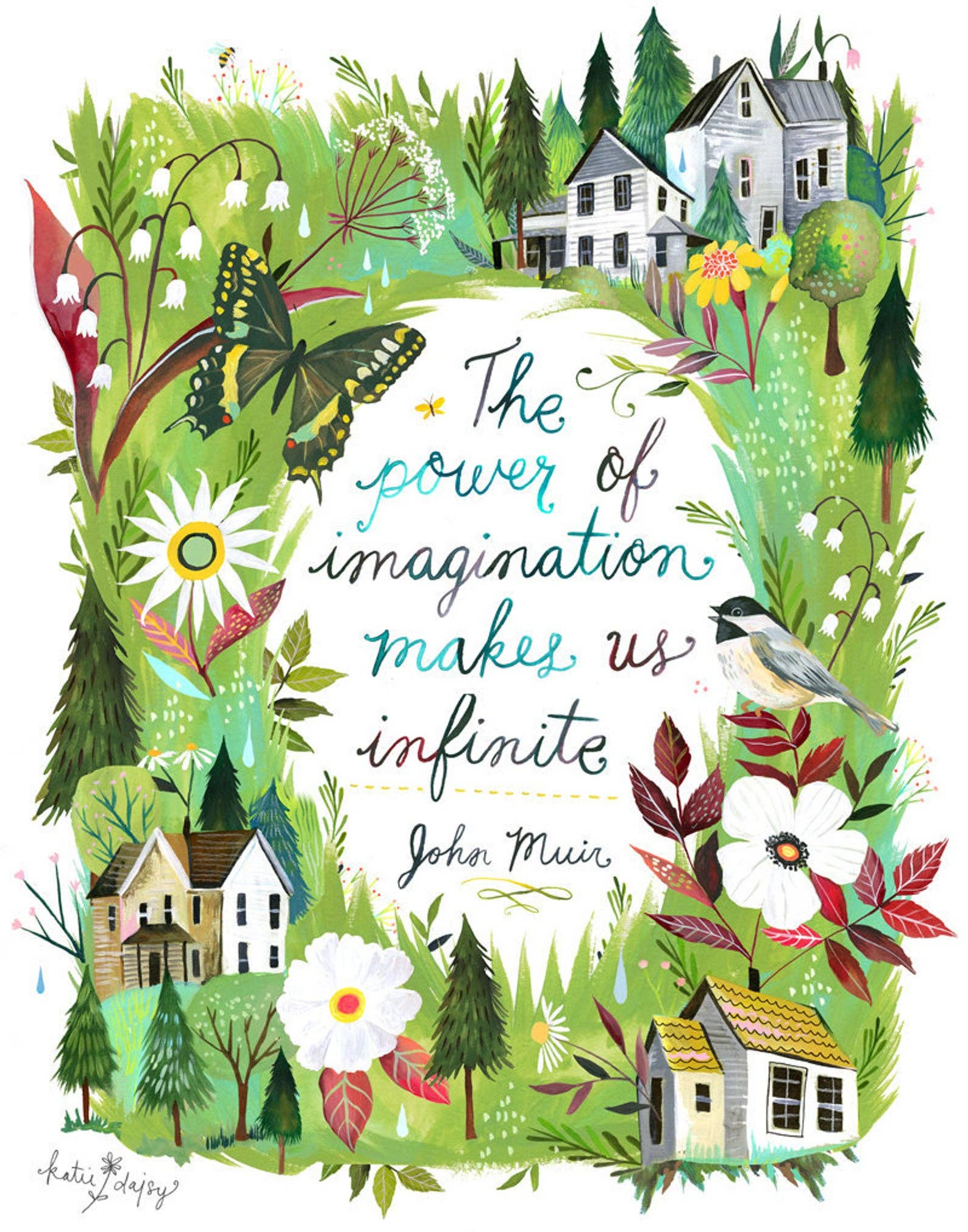 Power of Imagination Print: 11 x 14