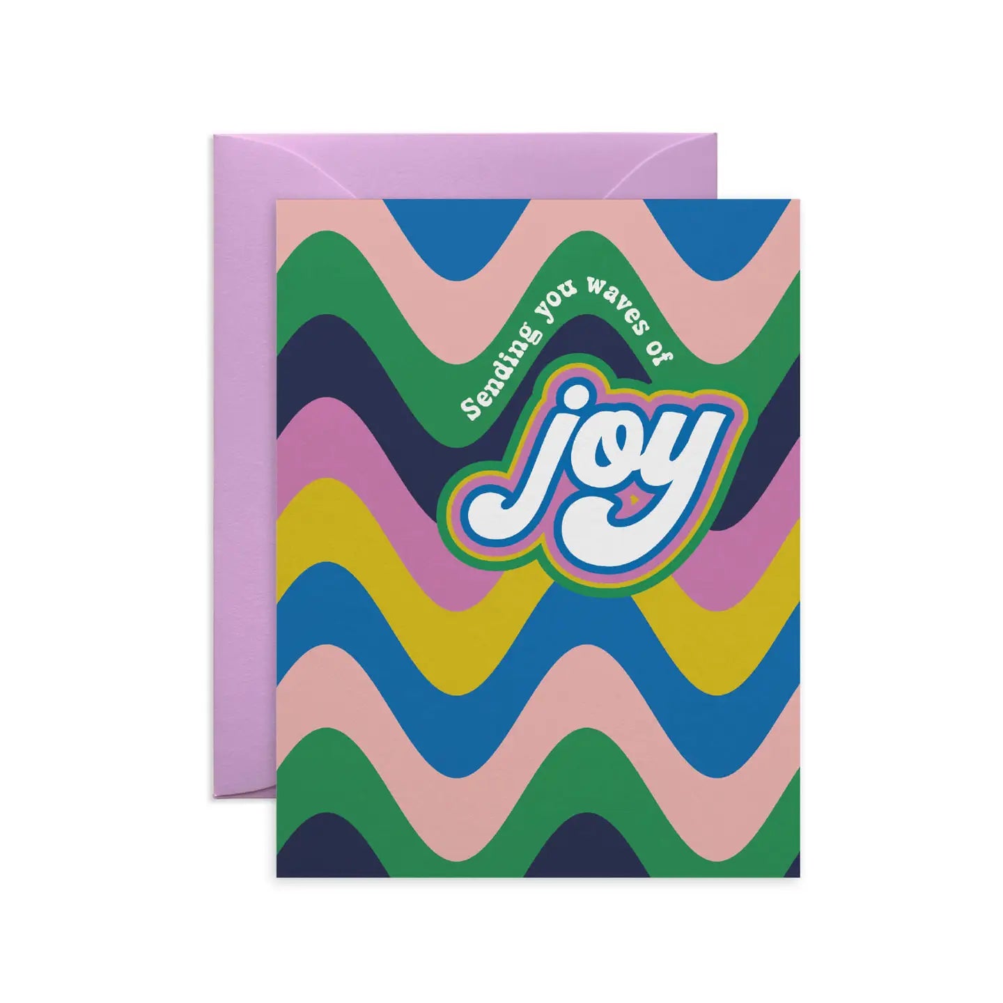 Groovy Stripe Card