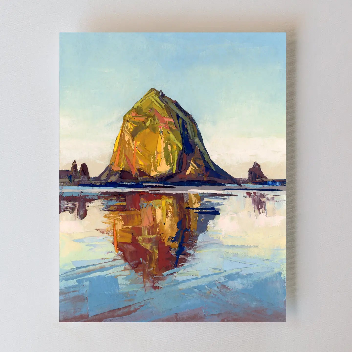 Haystack Rock Art Print by Taylor Manoles