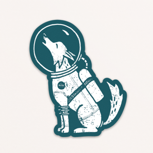 Howl Sticker