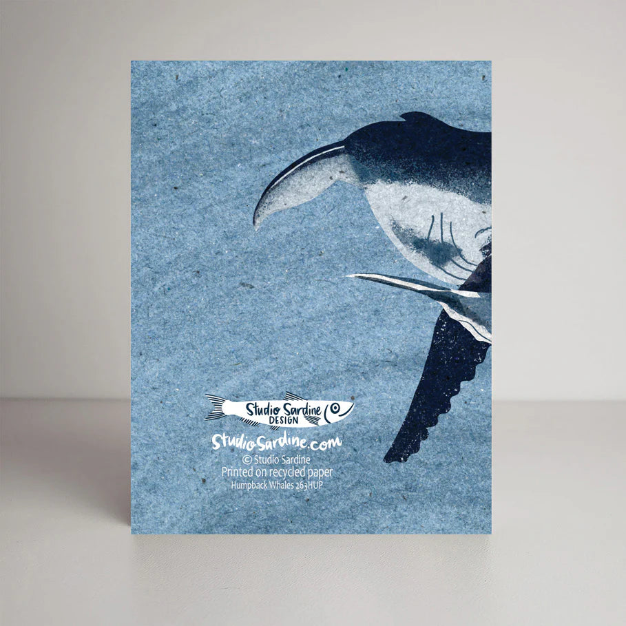 Humpback Whales Card | Studio Sardine