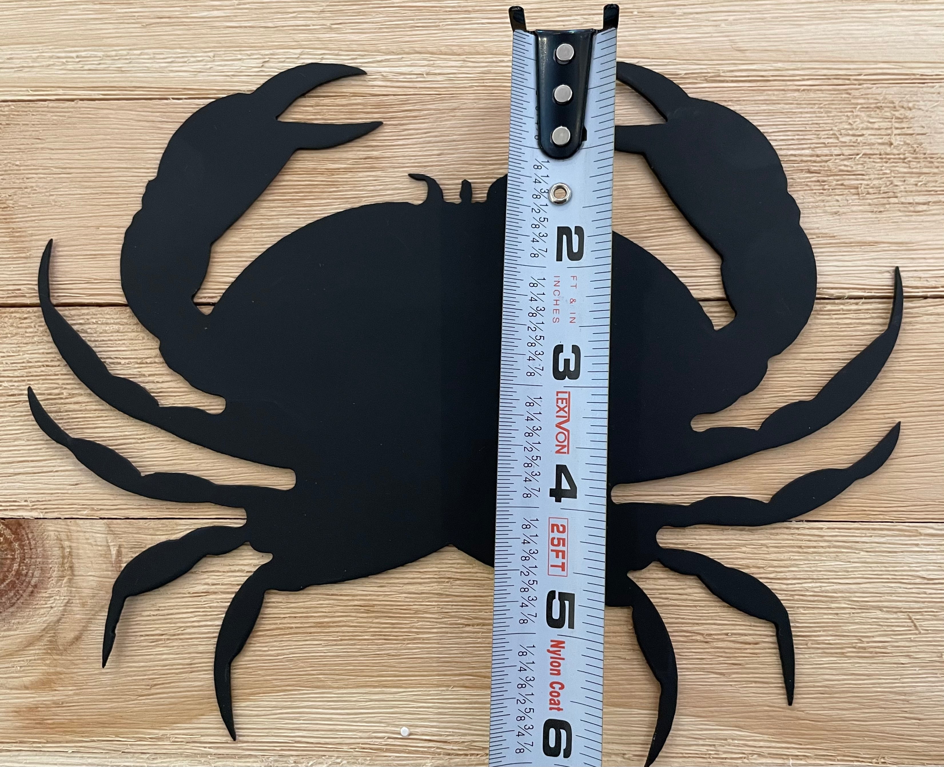 Small Black Metal Crab