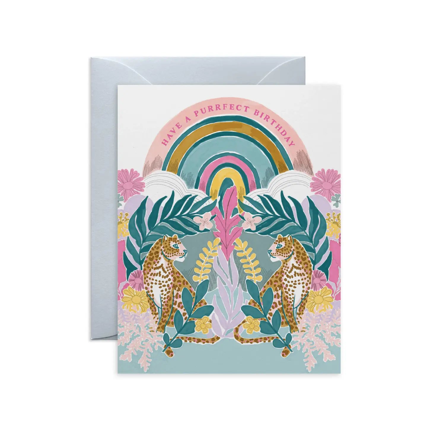 Leopard Daydream Birthday Card