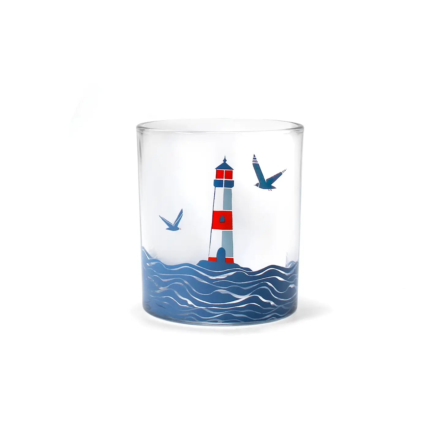 Coastal Lighthouse Drinking Glass