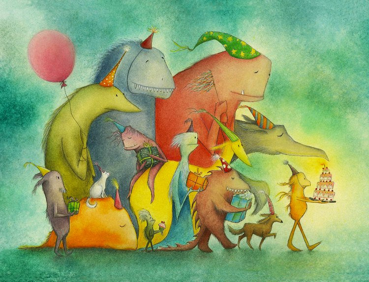 Many Golden Returns Greeting Card