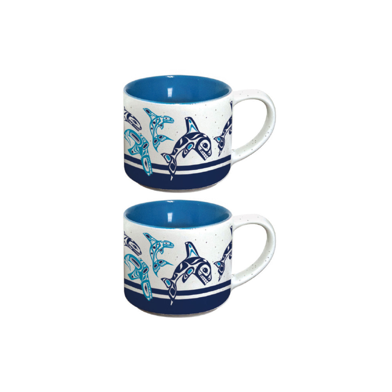 Orca Family - Espresso Mugs