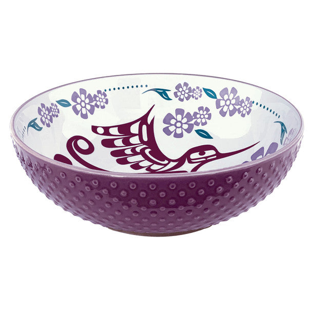 Hummingbird by Francis Dick | LARGE Porcelain Art Serving Bowl