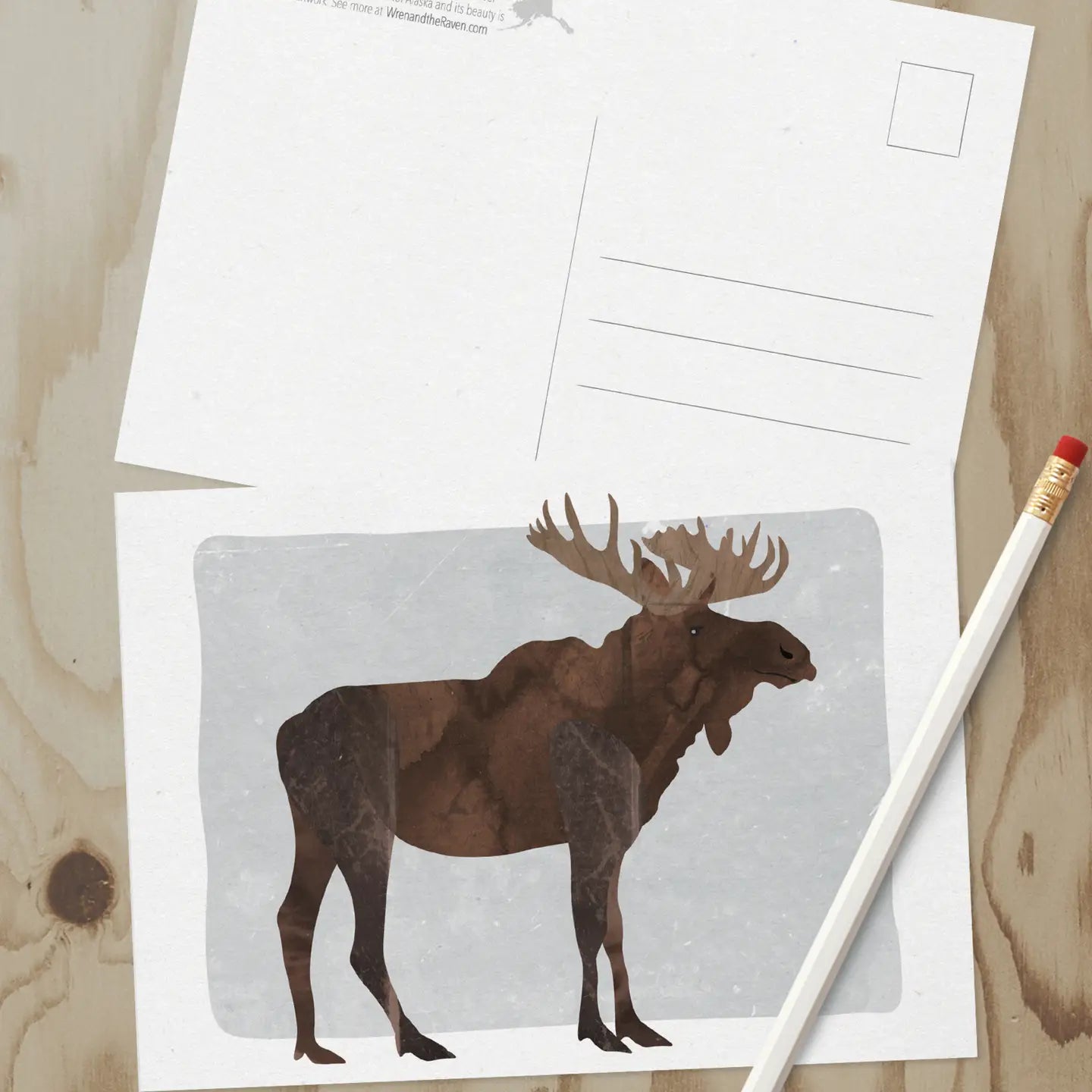 Alaska Wildlife Postcard - Moose