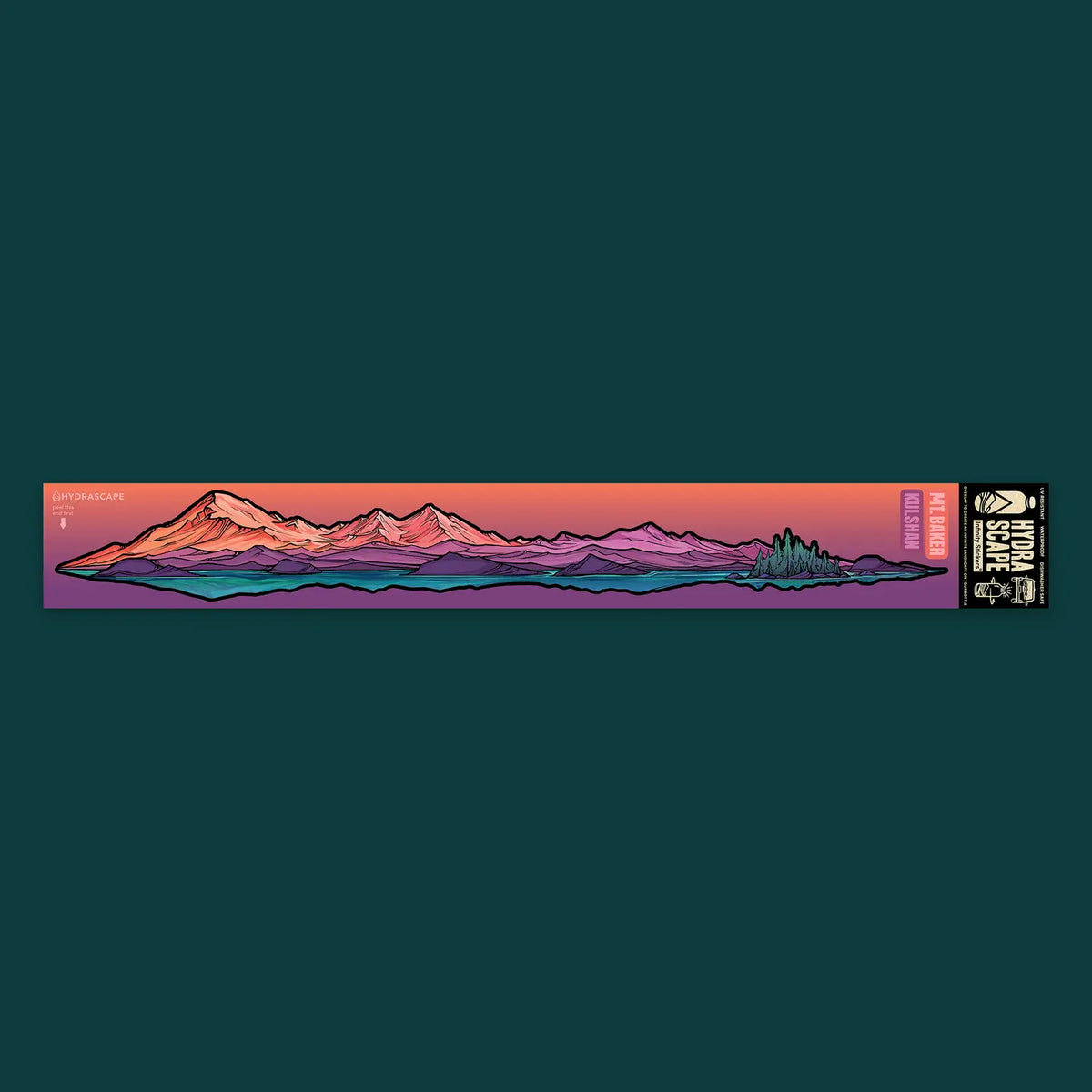 Mt Baker & Twin Sisters Infinity Sticker