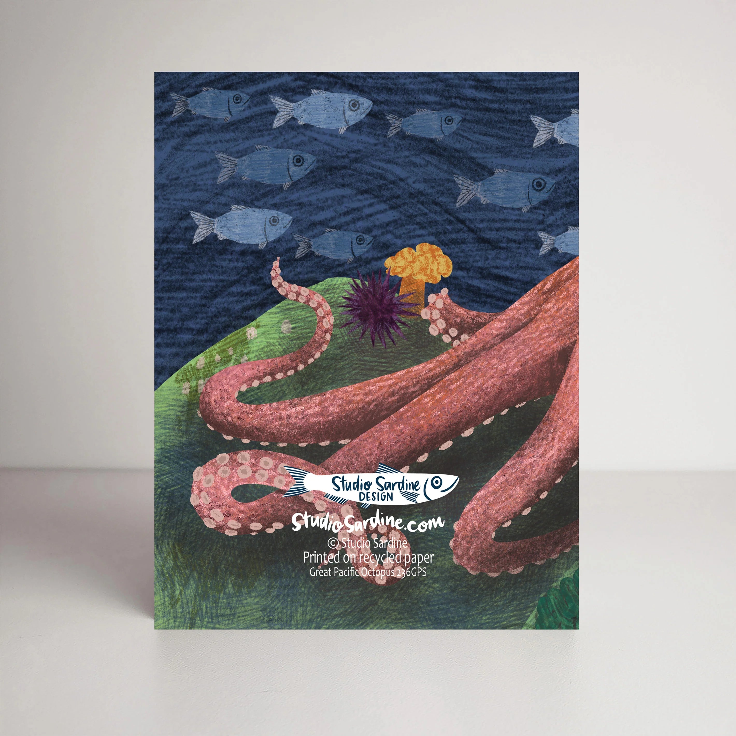 Great Pacific Octopus Card | Studio Sardine