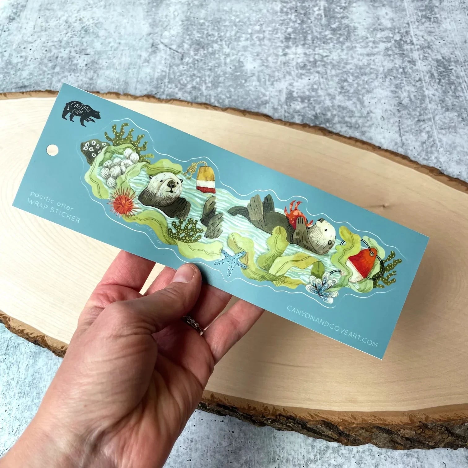 Otter Wrap Sticker
