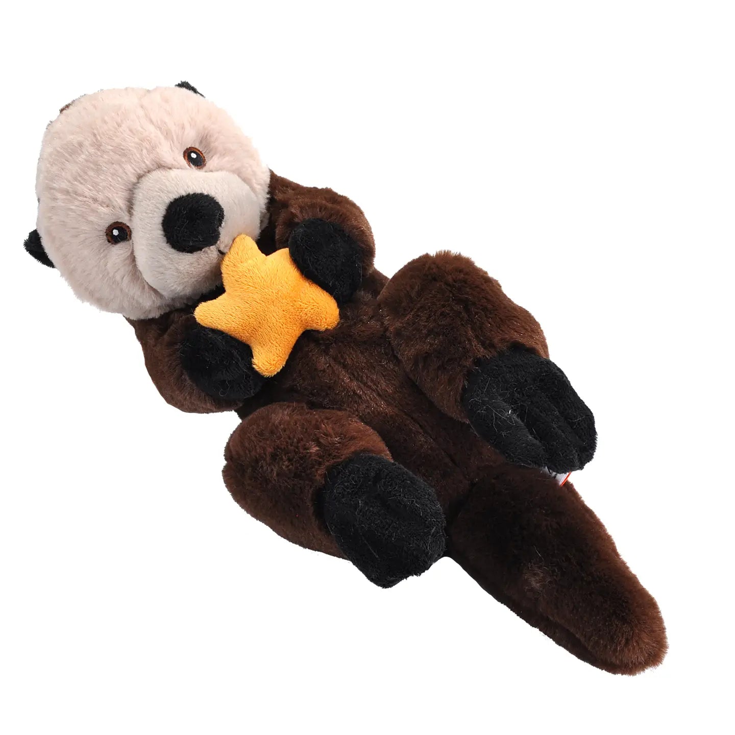 Ecokins Sea Otter Stuffed 12'' Yellow star