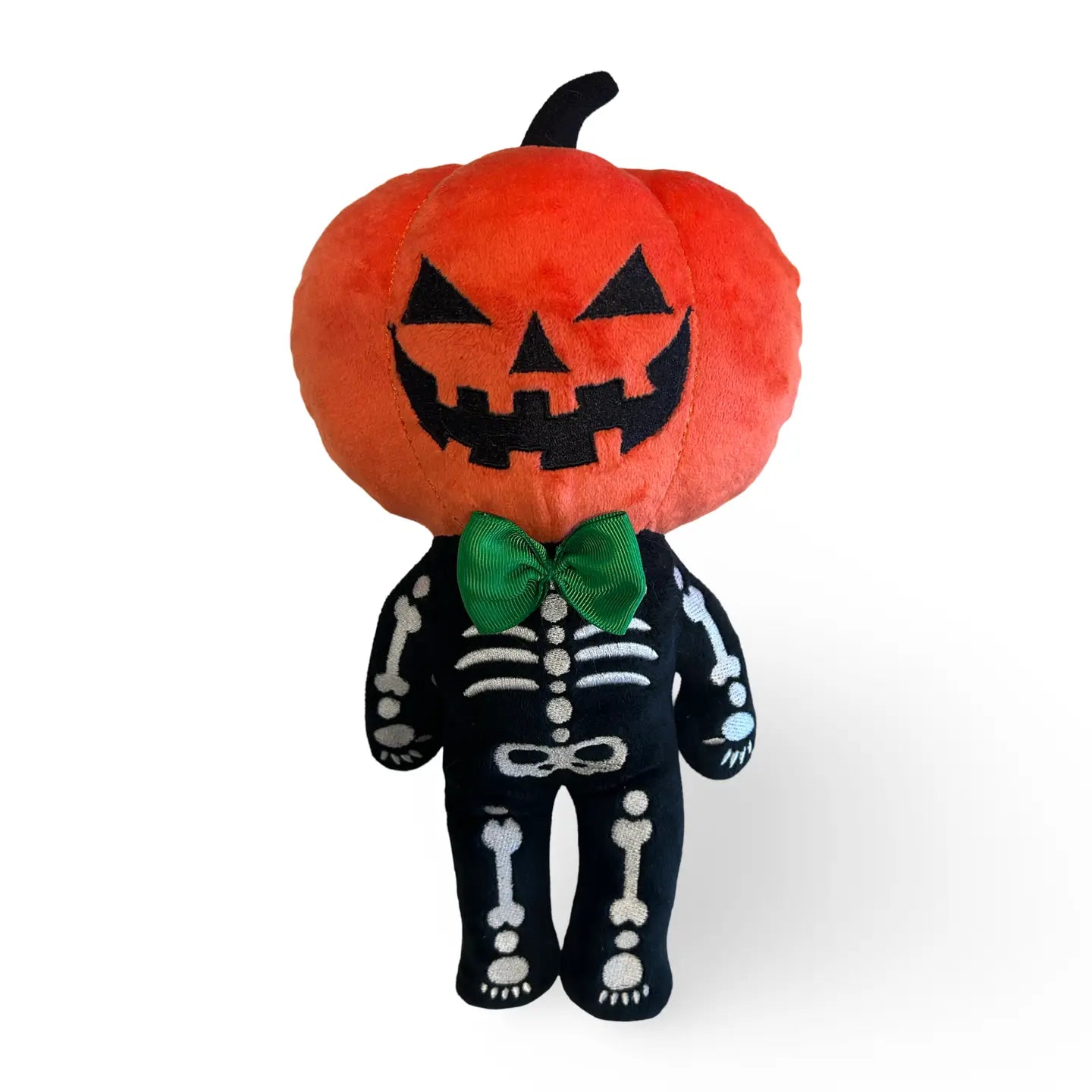 12'' Pumpkin Head Skeleton Plush