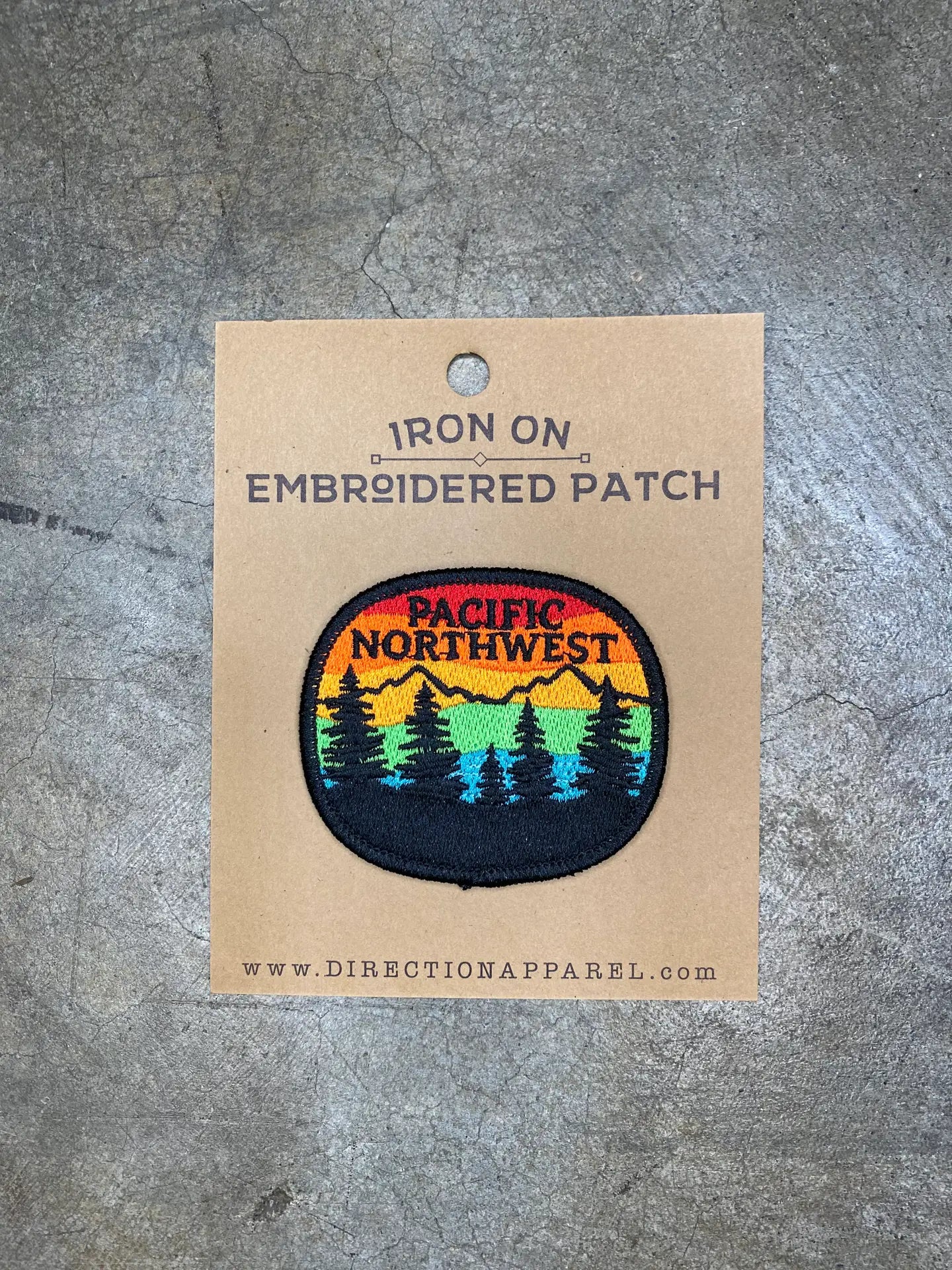 Rainbow Sky Iron On Embroidered Patch