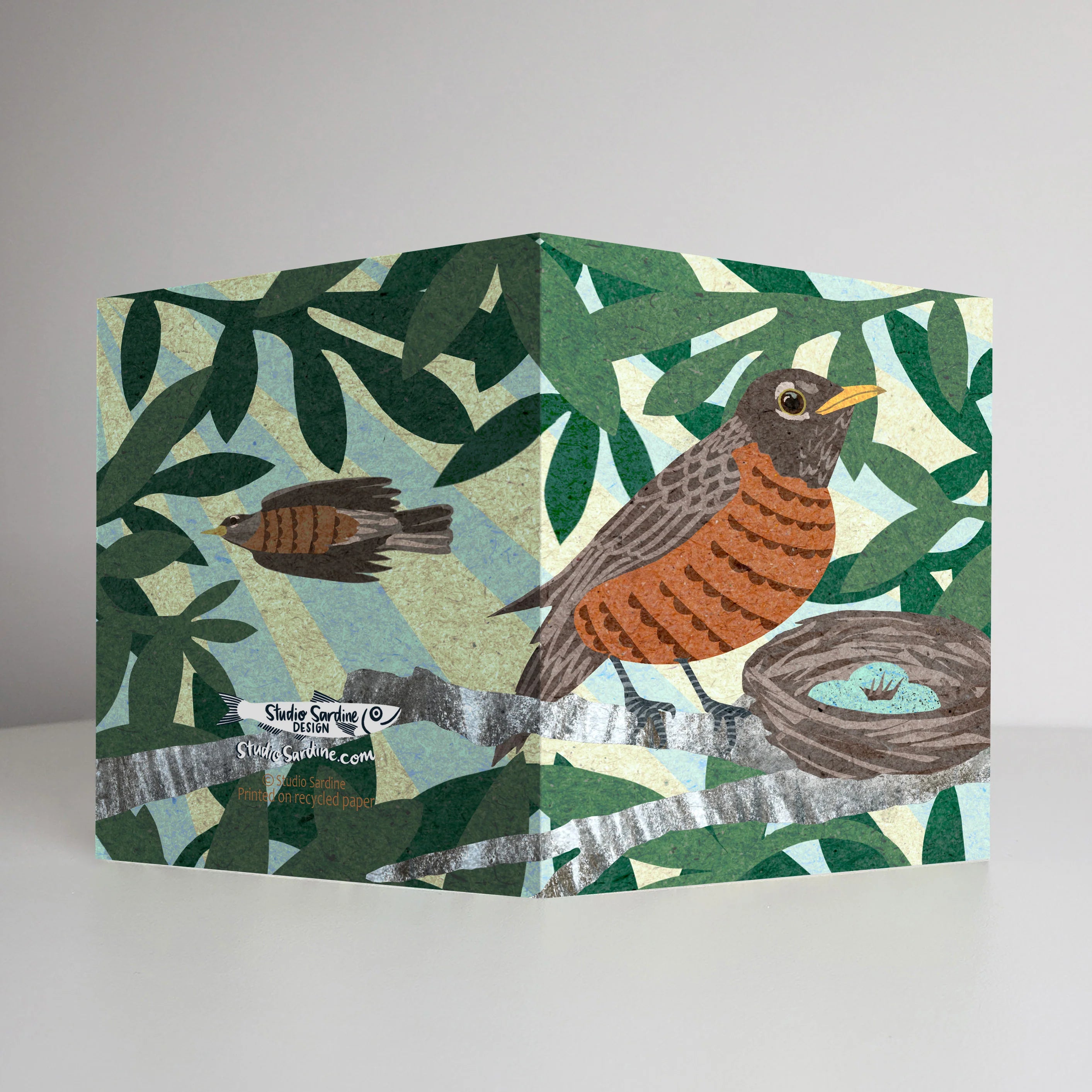 American Robin Card | Studio Sardine