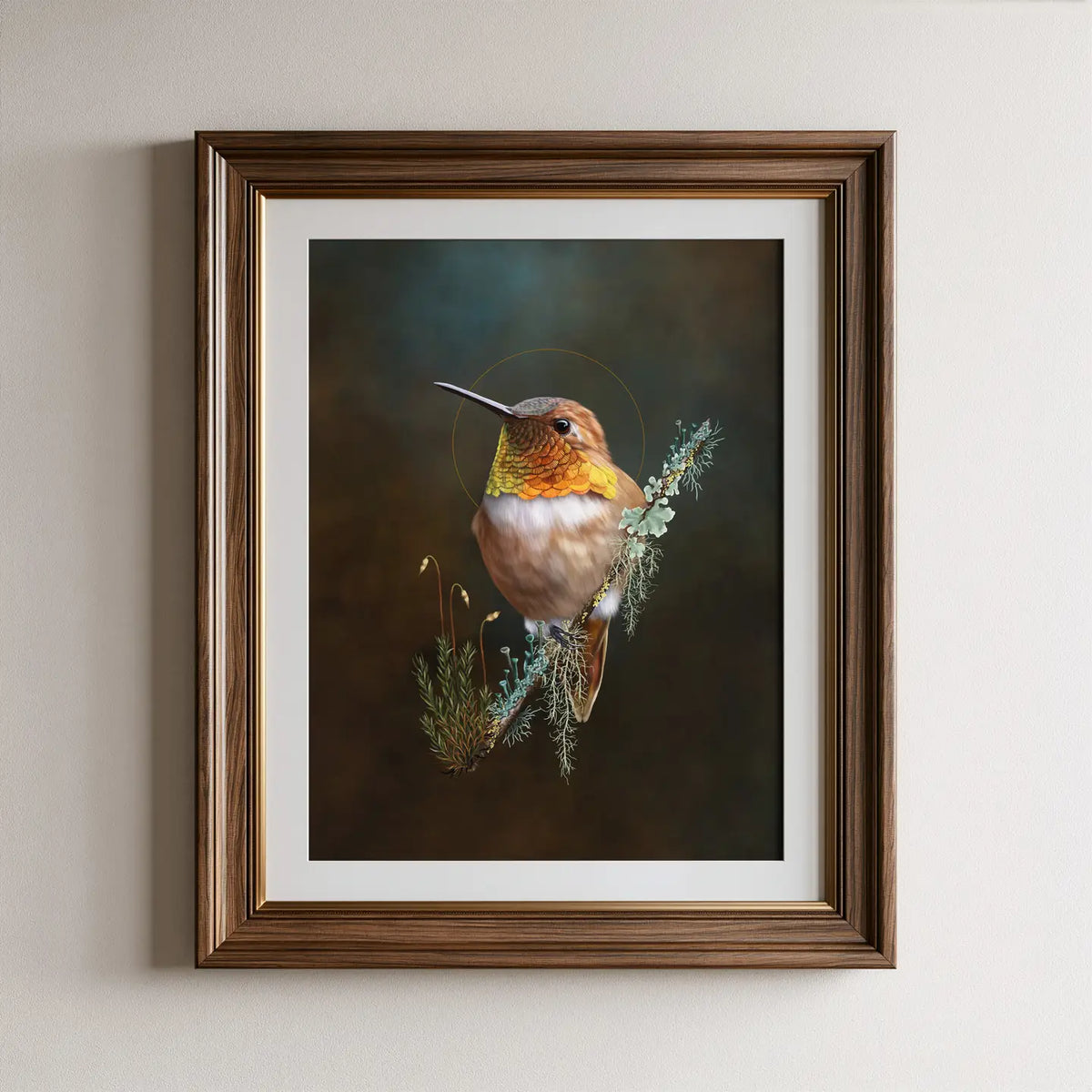 Rufous Hummingbird Fine Art Print