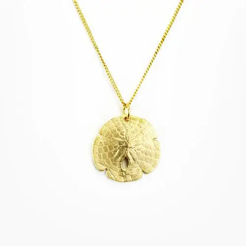 Sanddollar Shell Pendant Necklace Small