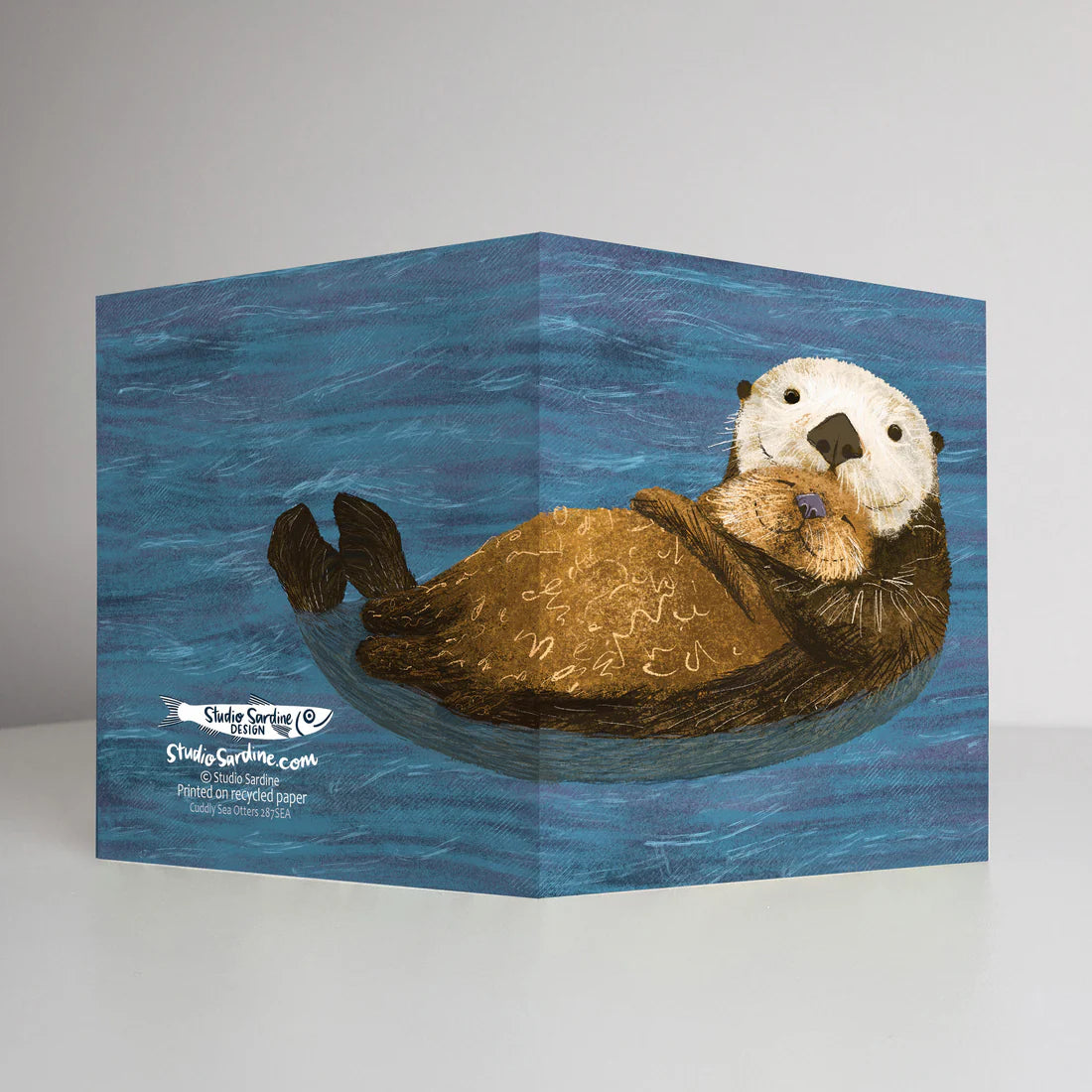 Cuddly Sea Otter Card | Studio Sardine