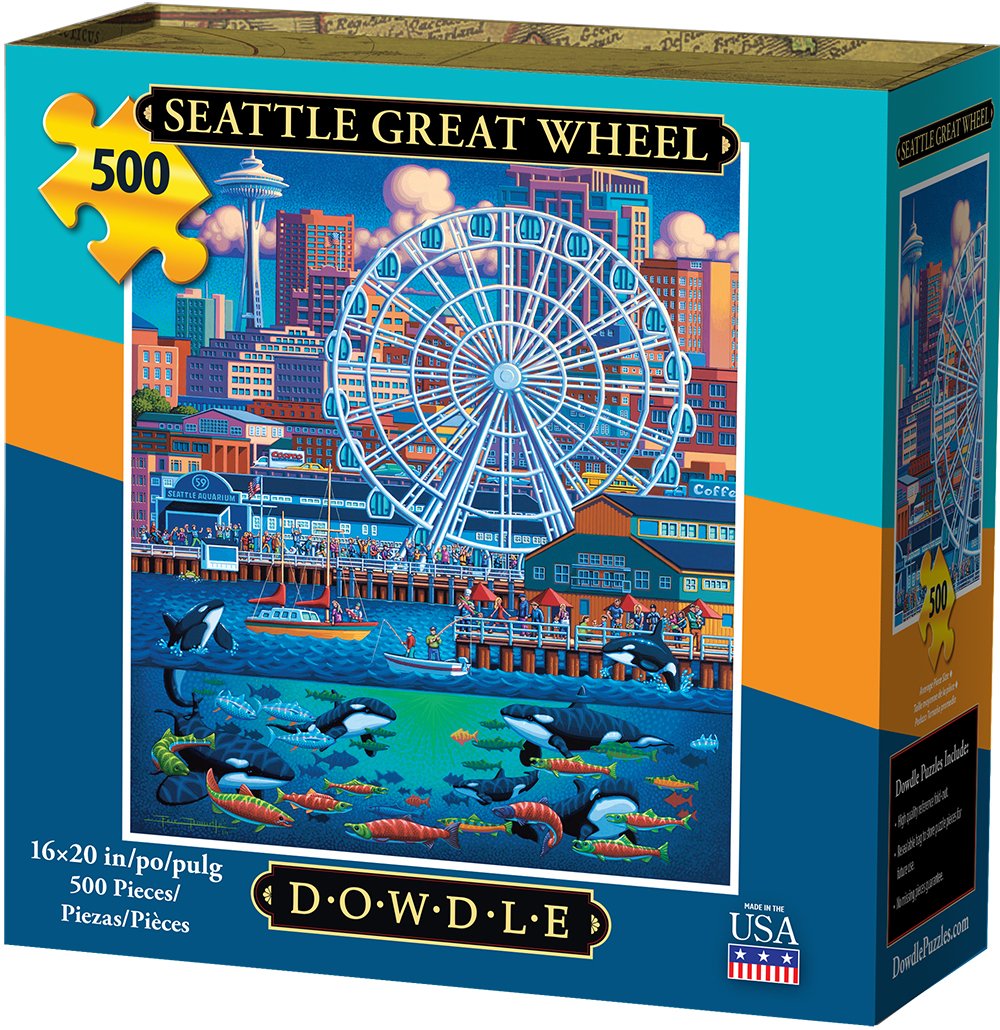 Seattle Great Wheel - 500 Piece Jigsaw Puzzle