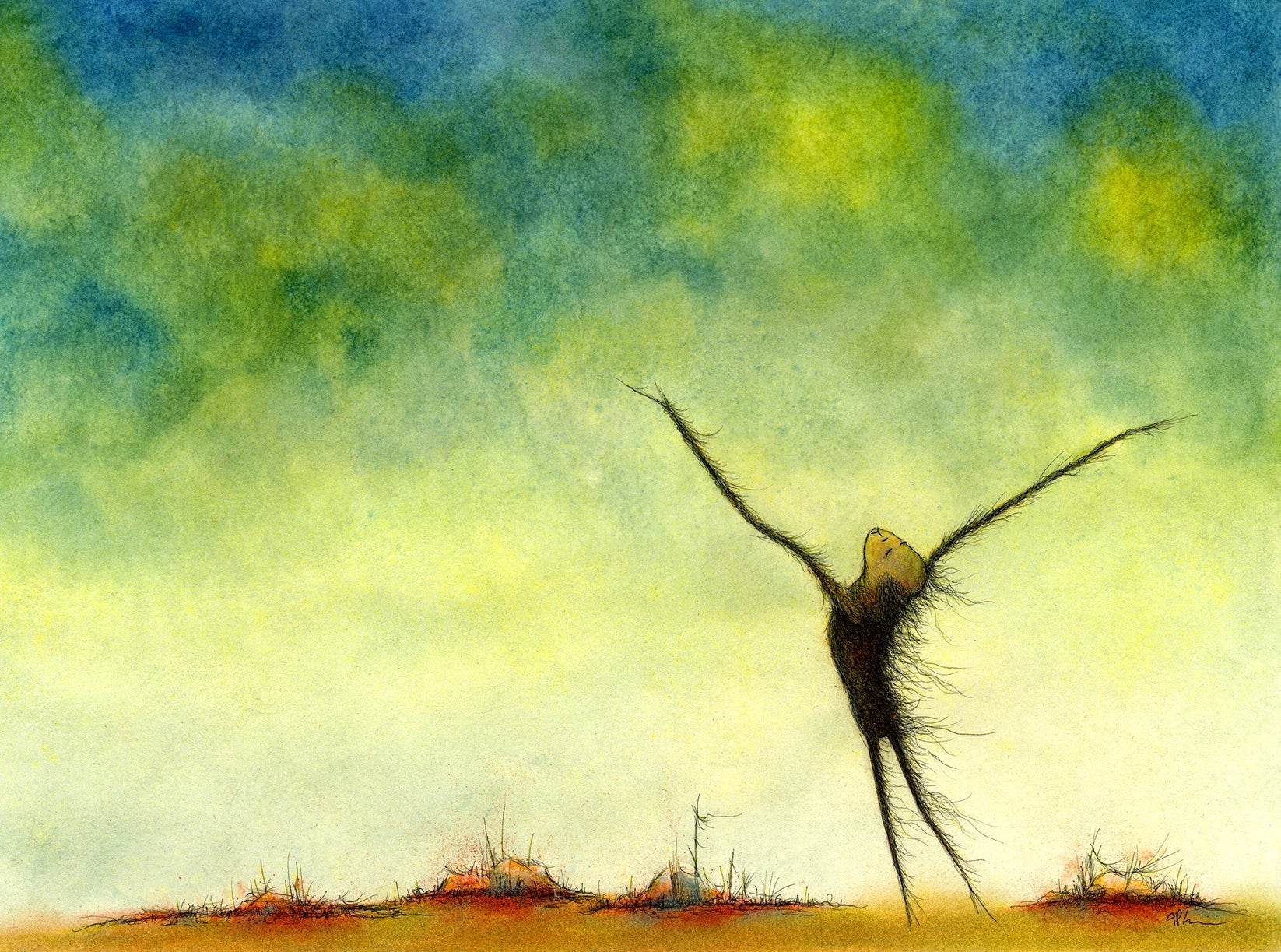 Silent For a Time 11x16 Print