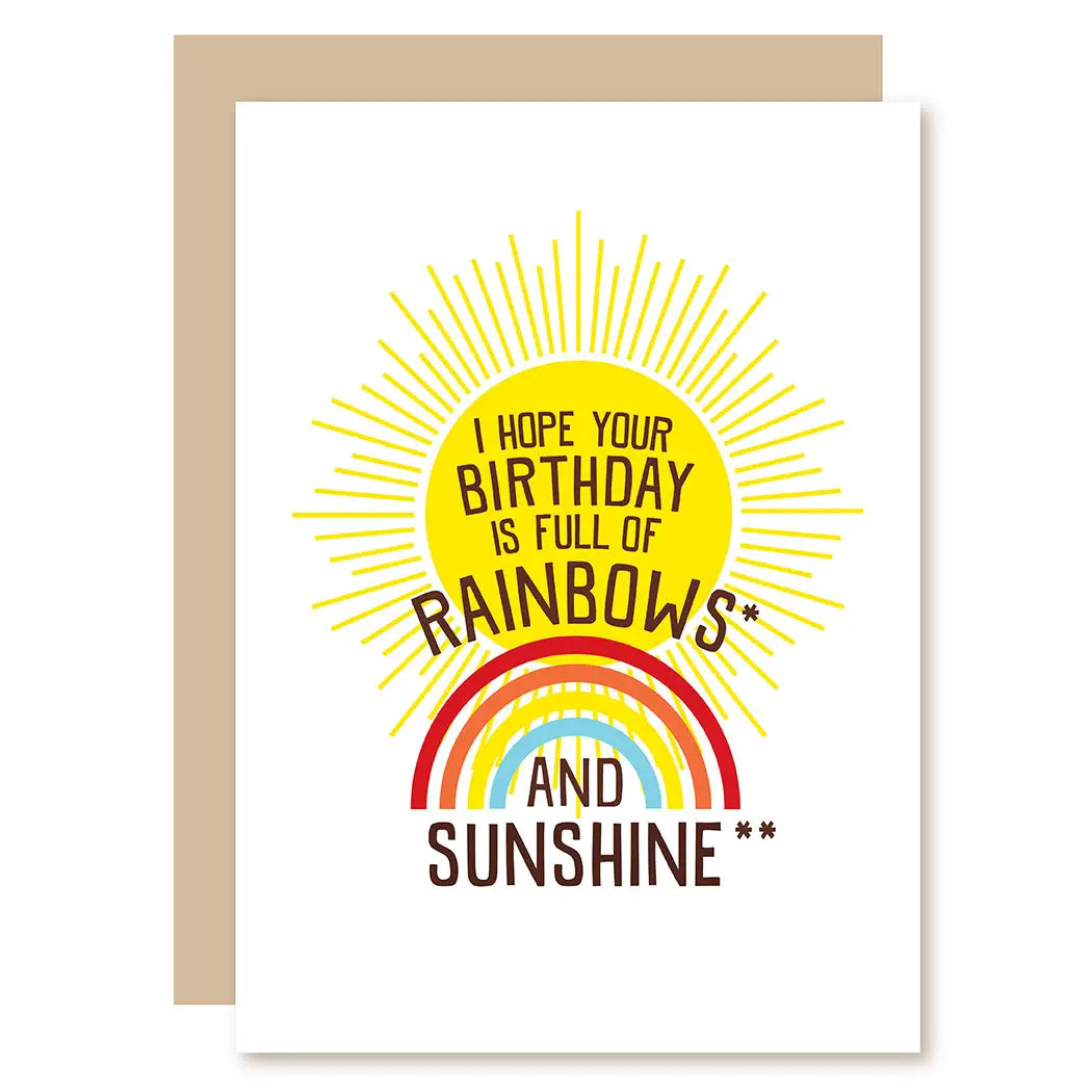 Sunshine Birthday Card